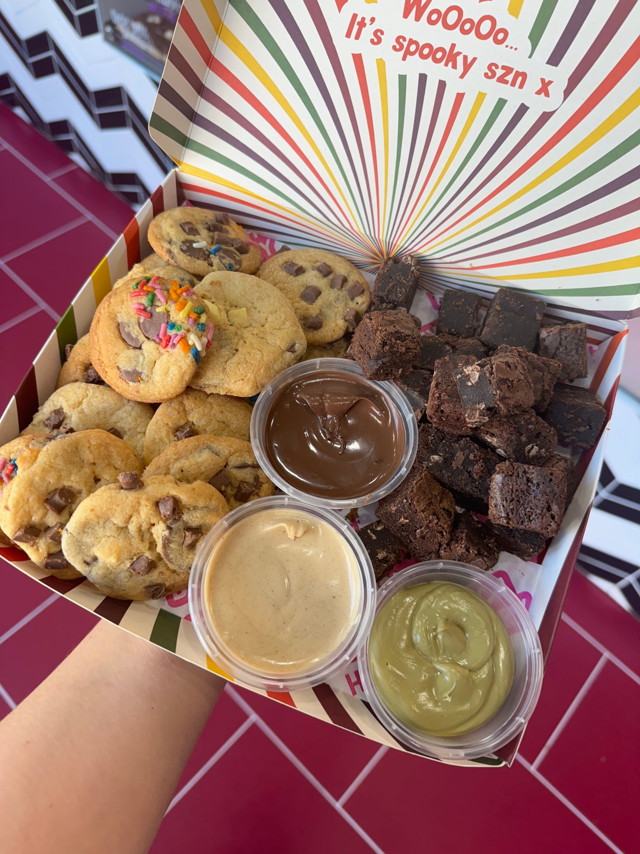 Cookie & Brownie Dipping Tray