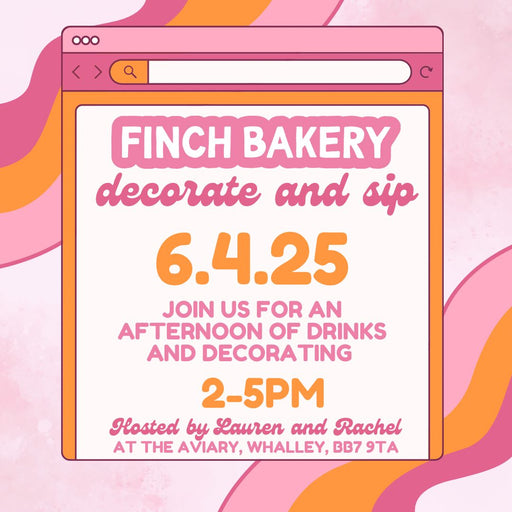 Decorate & Sip Event Sunday 6th April 2025