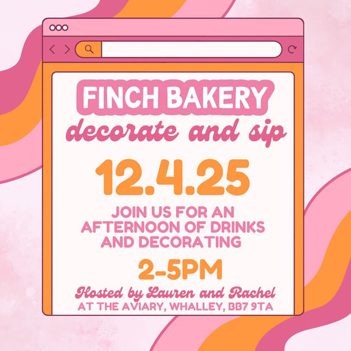 Decorate & Sip Event Saturday 12th April 2025